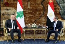 السيسي: نرفض الانتهاكات الإسرائيلية ضد الأراضى اللبنانية