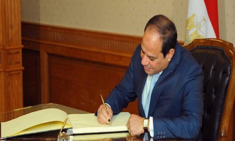 السيسي يصدر قرارًا بتعيين رئيس للجهاز المركزي للتعبئة العامة والإحصاء