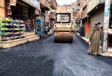 محافظ سوهاج يتابع رصف شارع عمر بن الخطاب بالمراغة ضمن الخطة الاستثمارية