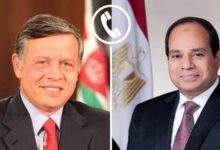 السيسي وملك الأردن يؤكدان وحدة الموقف العربي ورفض العدوان.. وتحركات مصرية لدعم الاستقرار الإقليمي